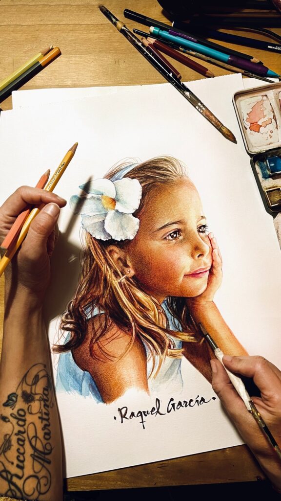 retrato niña